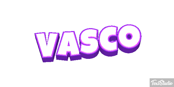 Vasco Effetto testo