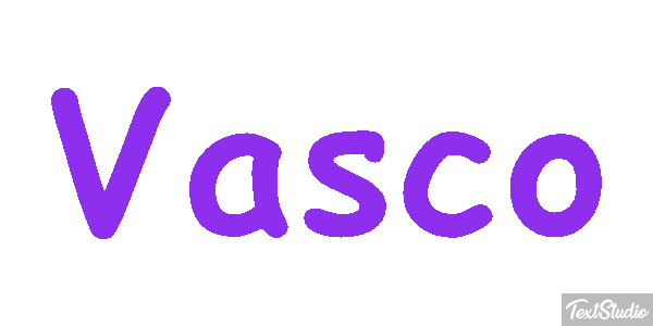 Vasco Effetto testo