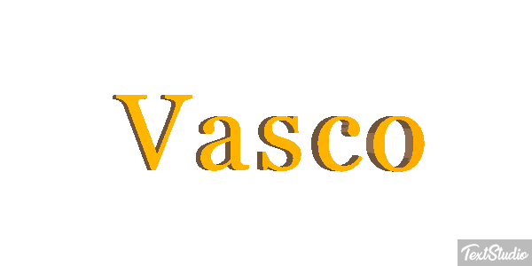 Vasco Effetto testo