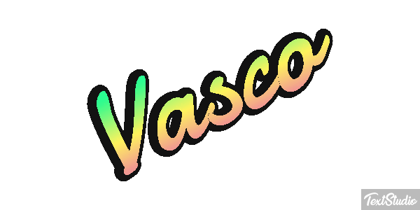 Vasco Effetto testo
