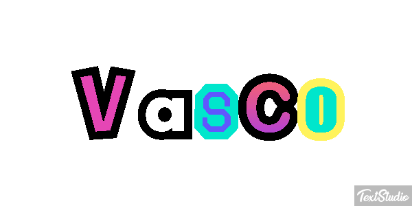 Vasco Effetto testo