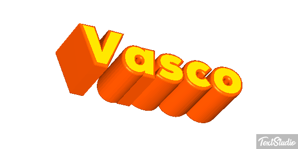 Vasco Effetto testo