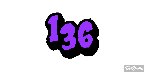 136 Text effect