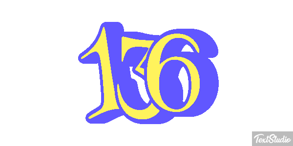 136 Text effect