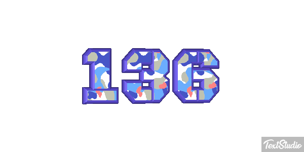 136 Text effect