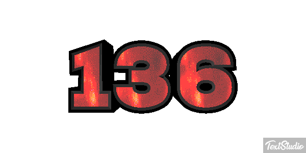 136 Text effect