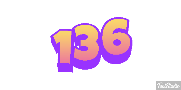136 Text effect
