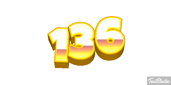 136 Text effect