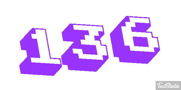136 Text effect