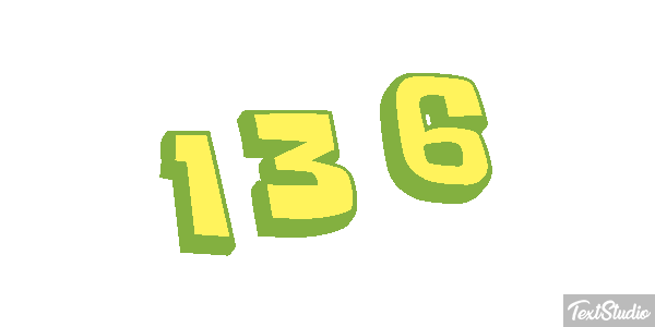 136 Text effect