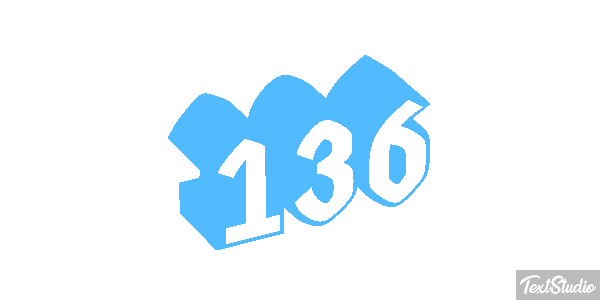136 Text effect
