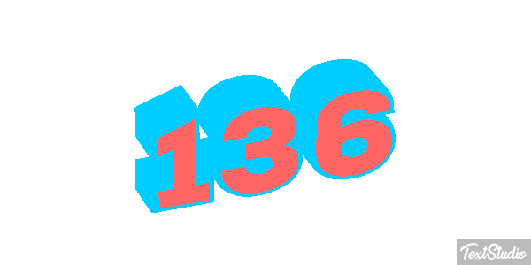 136 Text effect