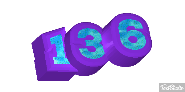 136 Text effect