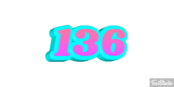 136 Text effect