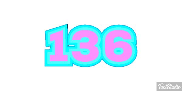 136 Text effect