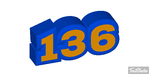 136 Text effect
