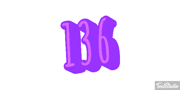 136 Text effect