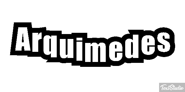 Arquimedes Efecto de texto