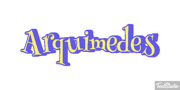 Arquimedes Efecto de texto