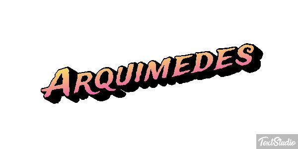Arquimedes Efecto de texto