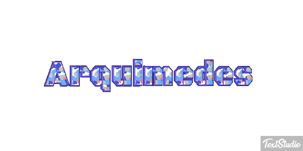 Arquimedes Efecto de texto
