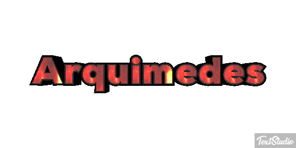 Arquimedes Efecto de texto
