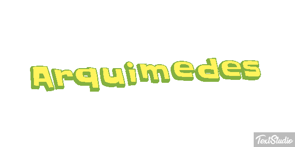 Arquimedes Efecto de texto