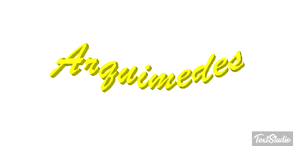 Arquimedes Efecto de texto