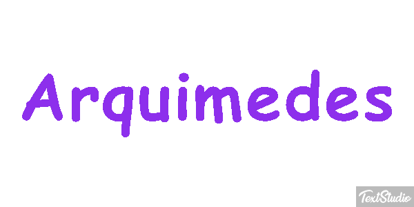 Arquimedes Efecto de texto