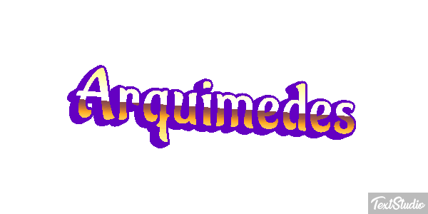 Arquimedes Efecto de texto