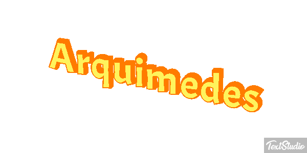 Arquimedes Efecto de texto