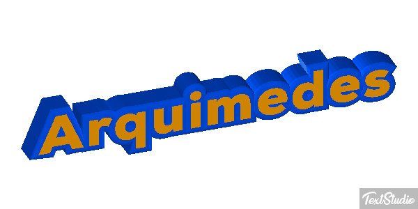 Arquimedes Efecto de texto
