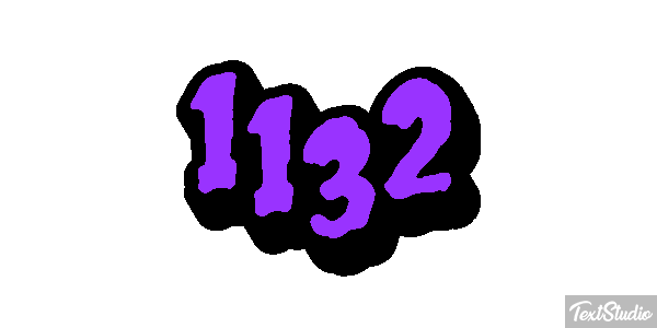 1132 Text effect