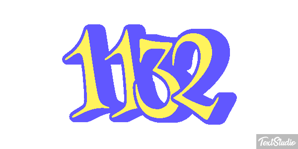 1132 Text effect
