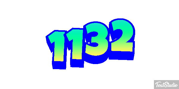 1132 Text effect