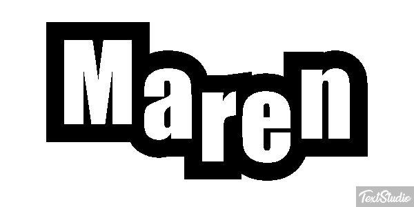 Maren Text effect