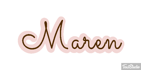 Maren Text effect