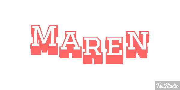 Maren Text effect