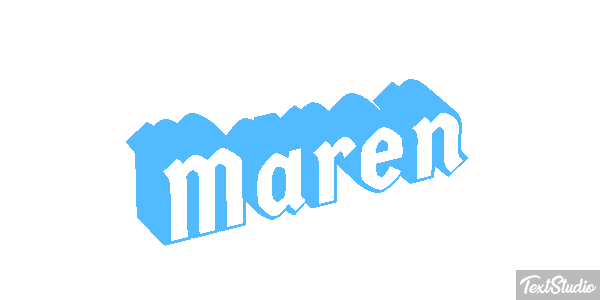 Maren Text effect
