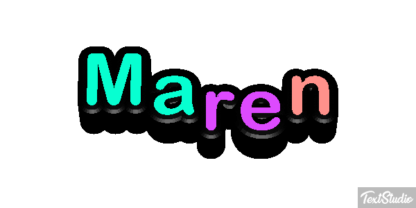 Maren Text effect