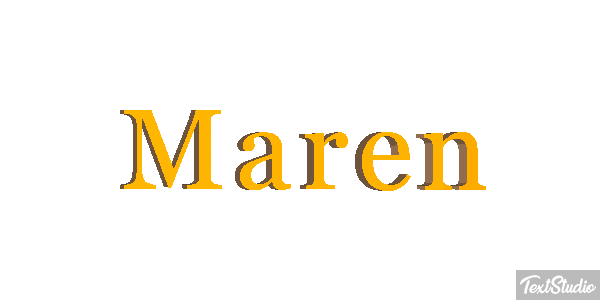 Maren Text effect