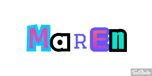 Maren Text effect