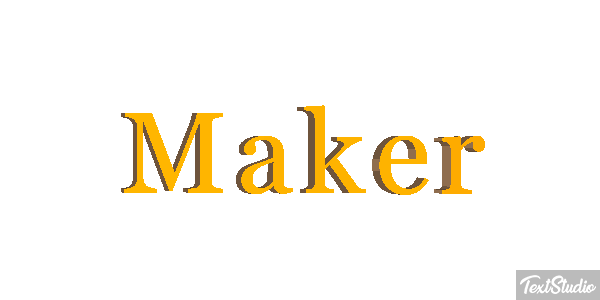 Maker Word Animated GIF Logo Designs