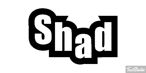 Shad Text effect