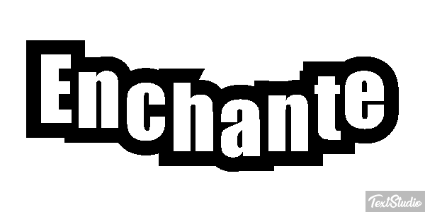 Enchanté Effet de texte
