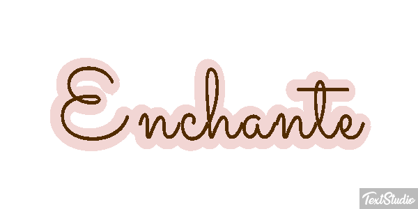 Enchanté Effet de texte