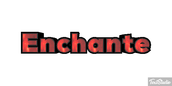 Enchanté Effet de texte