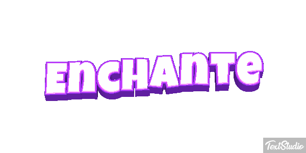 Enchanté Effet de texte