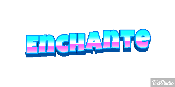 Enchanté Effet de texte