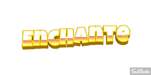 Enchanté Effet de texte